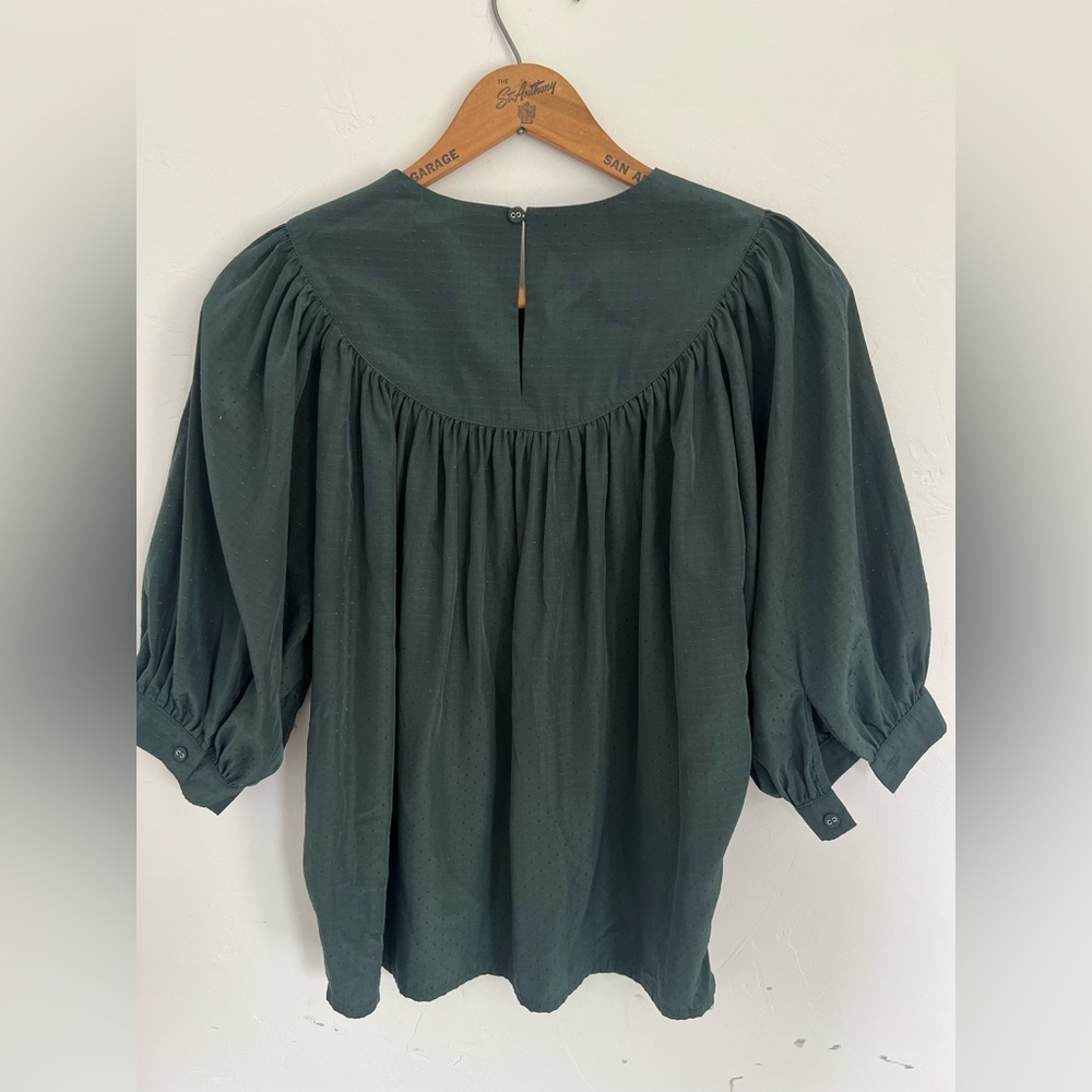 Ichi / Ichi Antiquites Women's Green Blouse Size 36 Medium View 4